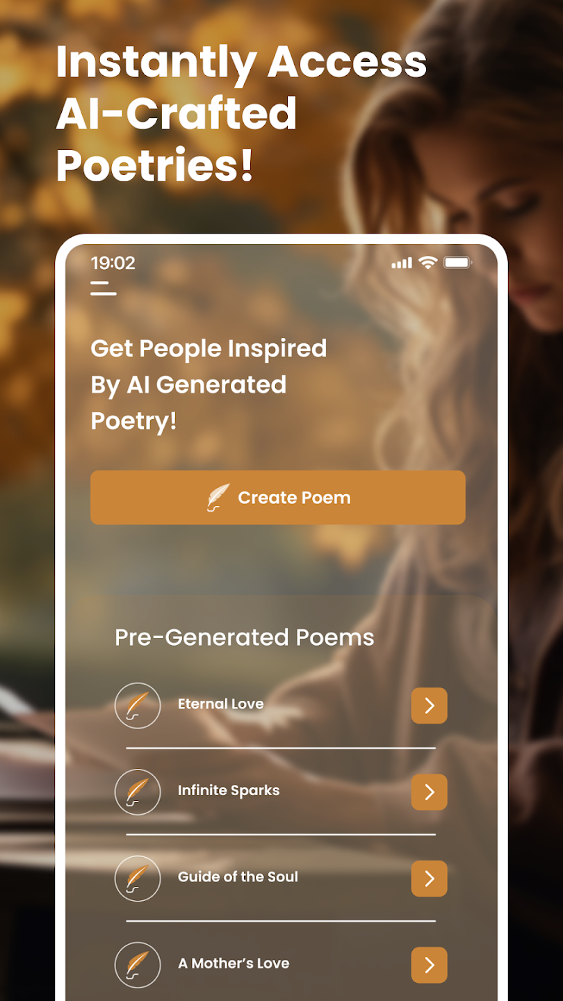AI Sad Poems & Poetries screenshot 1